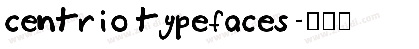 centrio typefaces字体转换